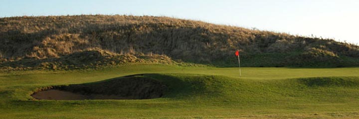 The 1st hole on the Rosehill course at Fraserburgh Golf Club