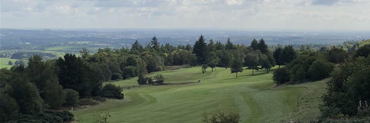 views across the Gleddoch golf course at the Gleddoch Hotel, Spa and Golf 