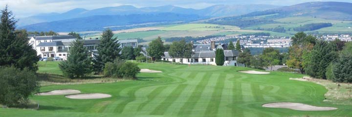 views from the Gleddoch golf course at the Gleddoch Hotel