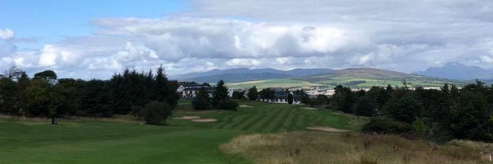 views from the Gleddoch golf course at the Gleddoch Hotel