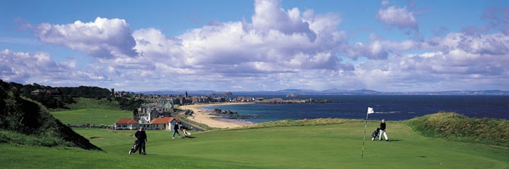 The 1st green of the Glen Golf Club, North Berwick