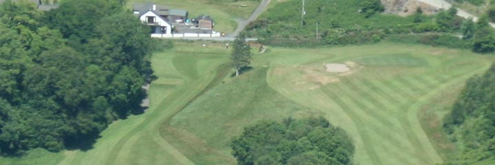 An aerial image of part of Glencruitten Golf Club