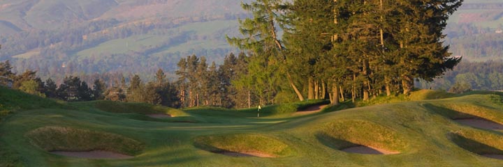 The 14th hole of the Gleneagles King's course