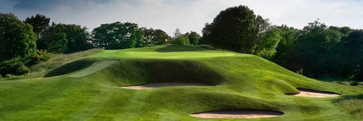 The 5th hole of the Gleneagles King's course