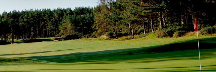 Golspie golf course in the north of Scotland