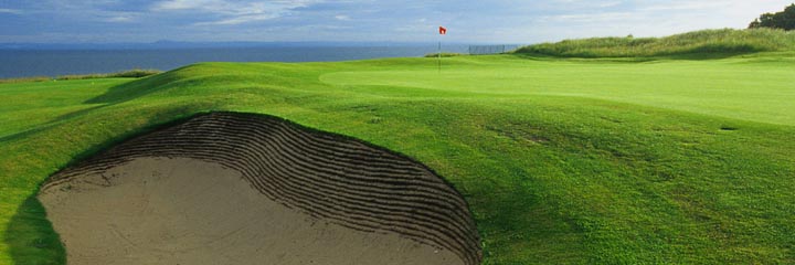 A view of the Gullane No 1 course at Gullane Golf Club