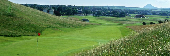 A view of the Gullane No 1 course at Gullane Golf Club