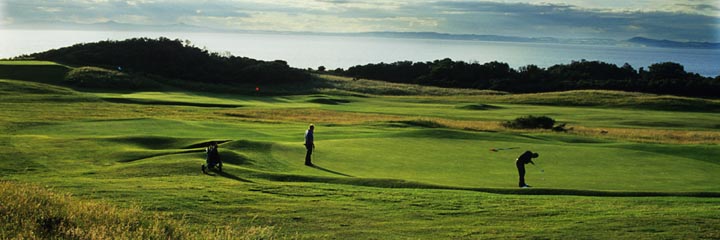 A view of the Gullane No 1 course at Gullane Golf Club