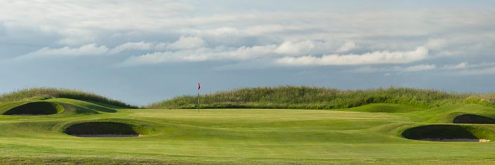 A view of the Gullane No 1 course at Gullane Golf Club