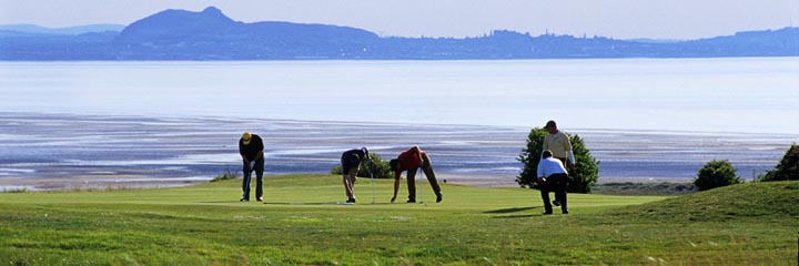 A view of the Gullane No 2 course at Gullane Golf Club