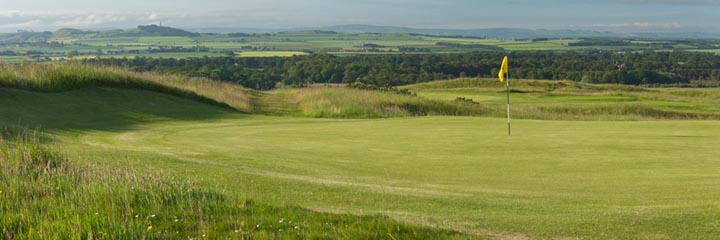 A view of the Gullane No 2 course at Gullane Golf Club