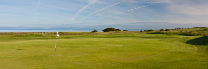 A view of the Gullane No 2 course at Gullane Golf Club