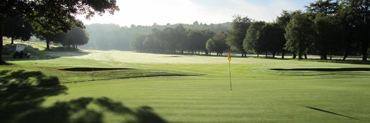 A view of Haggs Castle golf course