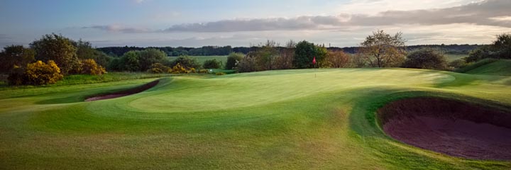 The 15th hole at Irvine Golf Club