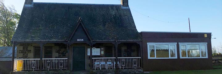 The clubhouse at Jedburgh Golf Club in the Scottish Borders