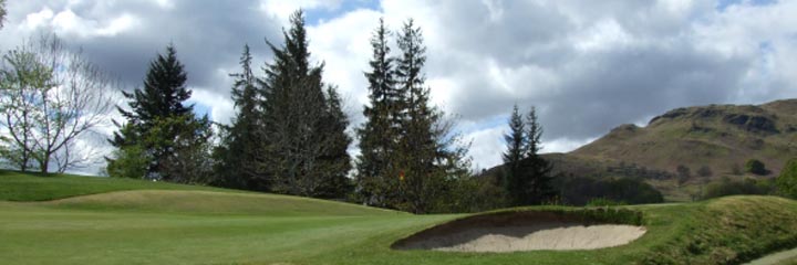The 6th hole at Killin Golf Club