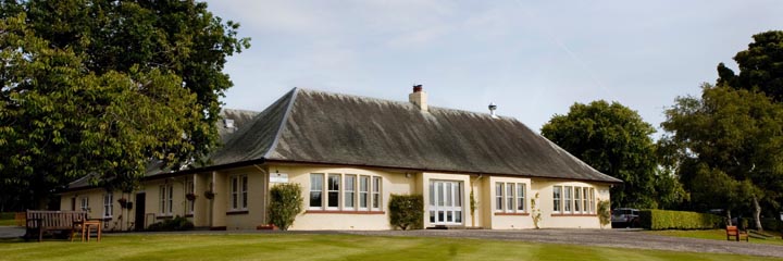 The clubhouse at Kilmacolm Golf Club