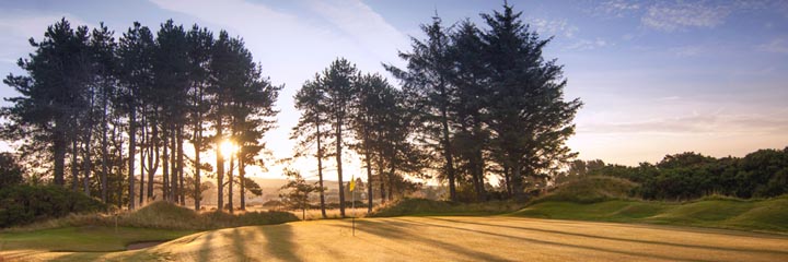 The 2nd hole of the Barassie Links at Kilmarnock Barassie Golf Club