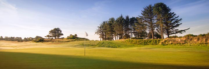 The 3rd hole of the Barassie Links at Kilmarnock Barassie Golf Club