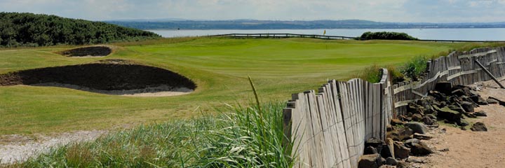 The 8th hole at Kilspindie Golf Club