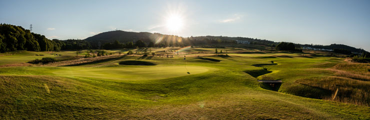 the 15th green at Kings Golf Club, Inverness