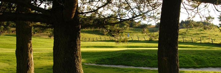 A view of Kirkhill golf course