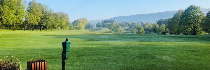 A view of the parkland course at Kirkintilloch Golf Club, north of Glasgow