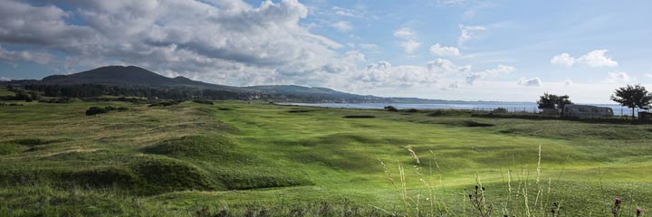 A view of Leven Links golf course