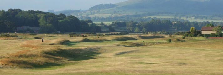 A view of Leven Links golf course