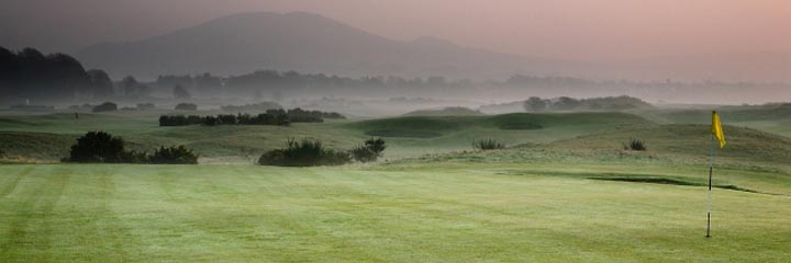 A view of Leven Links golf course