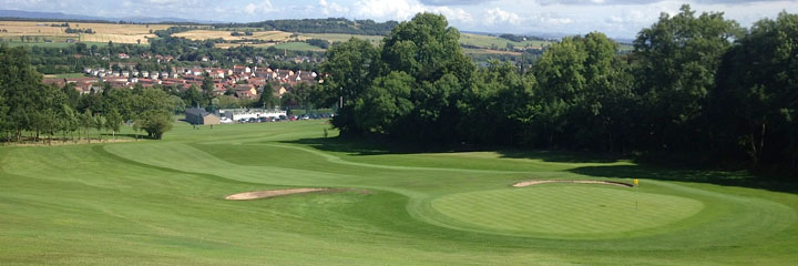 The third hole at Linlithgow golf course