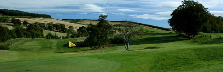 The 2nd hole at Lumphanan Golf Club