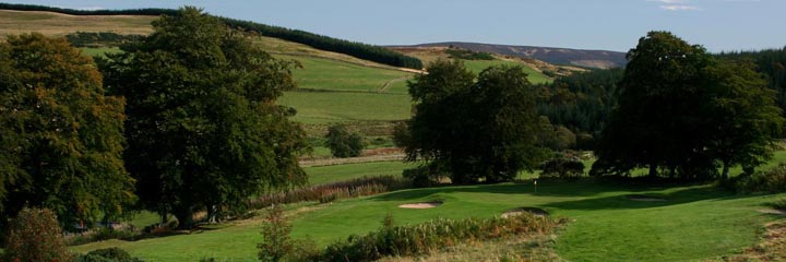 The 8th hole at Lumphanan Golf Club