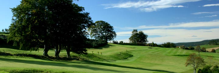 The 3rd hole at Lumphanan Golf Club