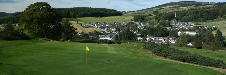 The 5th hole at Lumphanan Golf Club