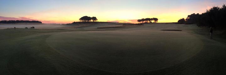 A view of Maverston golf course