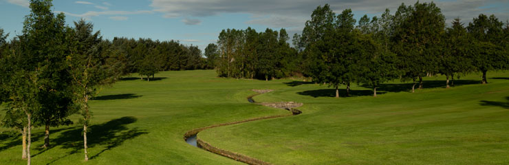 A view across the course at McDonald Golf Club by Ellon