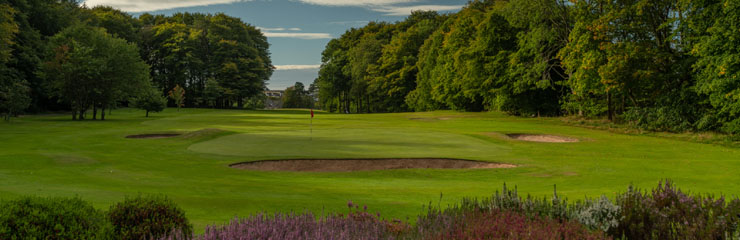 The course at McDonald Golf Club by Ellon