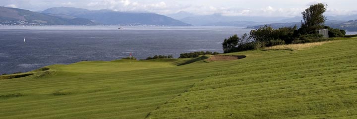 The 11th hole at Millport Golf Club