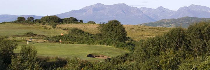 The 16th hole at Millport Golf Club