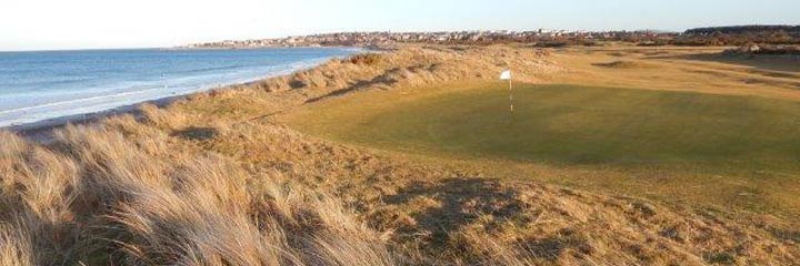 The 10th hole on the New course at Moray Golf Club