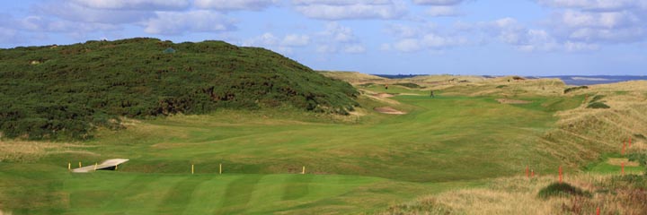 The 7th hole at Murcar Links Golf Club