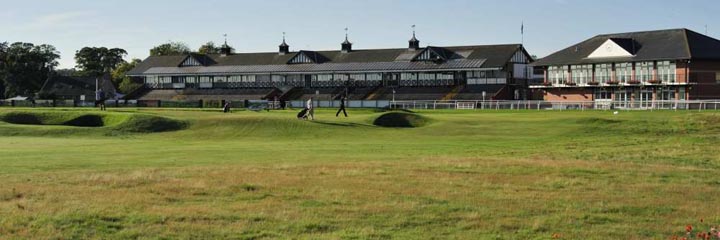 The Old Golf Course at Musselburgh Links near Edinburgh, one of the original Open Championship venues