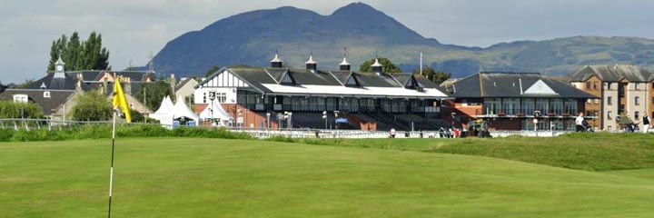 The Old Golf Course at Musselburgh Links near Edinburgh, one of the original Open Championship venues