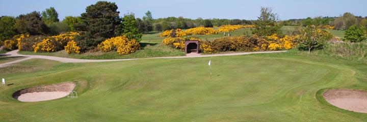 A view of Nairn Dunbar golf course