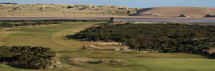 The 18th hole at Newburgh-on-Ythan Golf Club