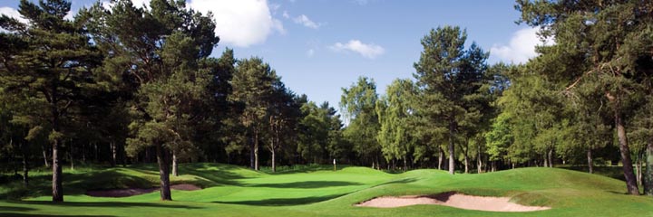 The 5th green of the Hawkshill course at Newmachar Golf Club