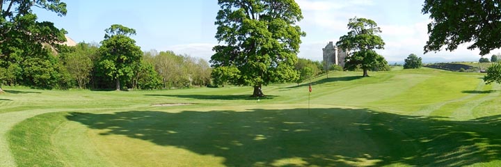 A view of Niddry Castle golf course