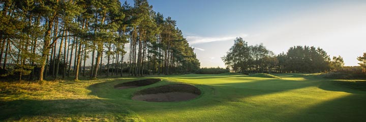 The 14th hole at Panmure Golf Club