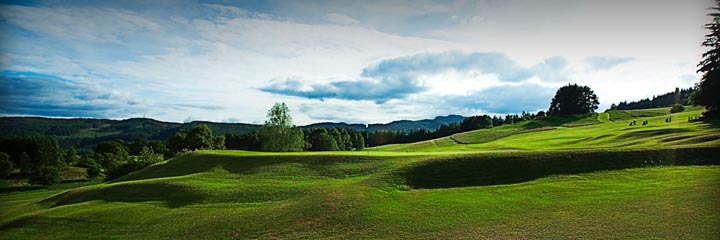 The 9th hole at Pitlochry Golf Club